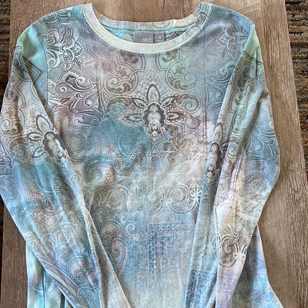 Lot of size M long sleeve shirts Apt. 9, Susan Lawrence & Ecit USA - Picture 9 of 13